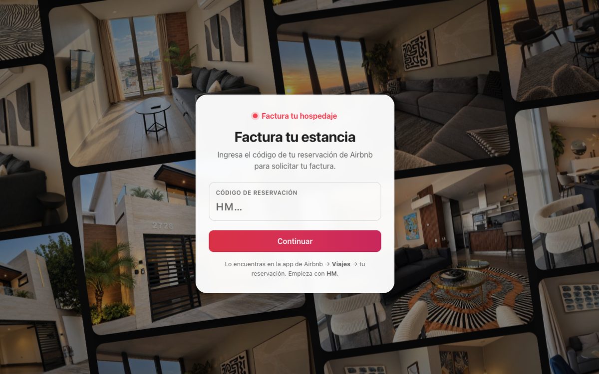 Proyecto Factura tu Hospedaje
